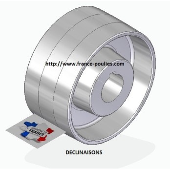 poulie plate alu 120x60 