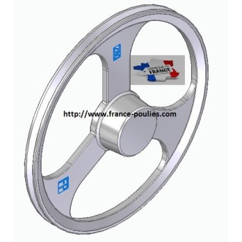 poulie alu  1SPZ Øp 280