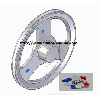 poulie alu  1SPZ Øp 250