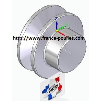 poulie alu 1 SPA 50