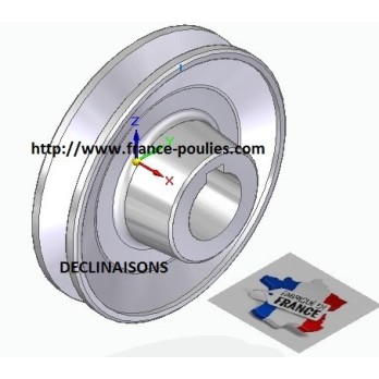 poulie alu 1 SPA 90