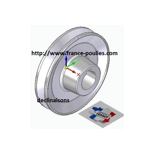 poulie alu 1 SPA 100