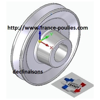 poulie alu 1 SPA 100