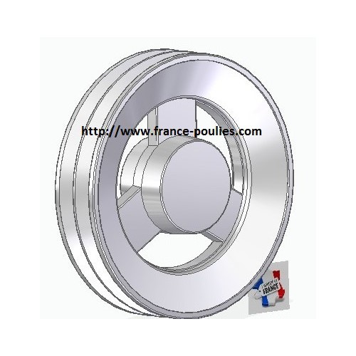 poulie alu 2 spb Øp 200