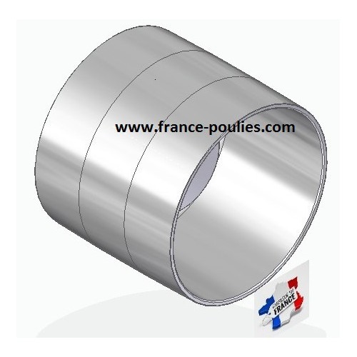 poulie plate alu Ø140x120