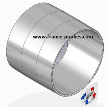 poulie plate alu Ø140x120