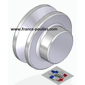 poulie alu 1 spz Øp 40