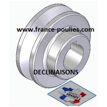 poulie alu 1 spz ØP 50