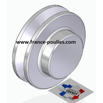 poulie alu 1 spz Øp60