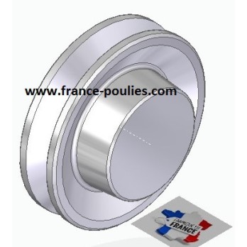 poulie alu 1 spz Ø p70 