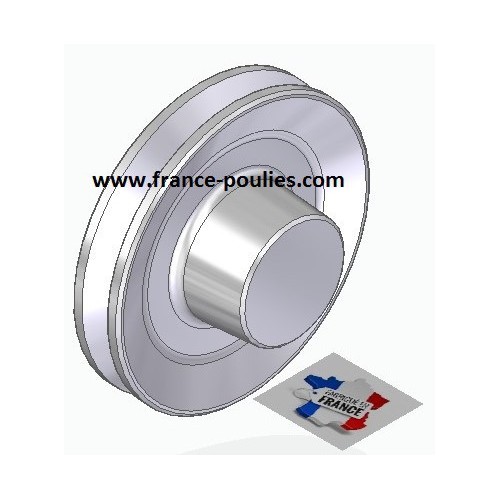 poulie alu 1 spz Øp90 