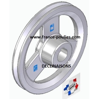 poulie alu  1 SPZ Øp 160