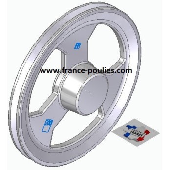 poulie alu  1SPZ Øp 200