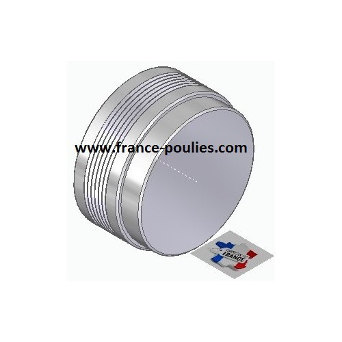 POULIE POLY-V ALU Øext 80 PJ 6 DENTS