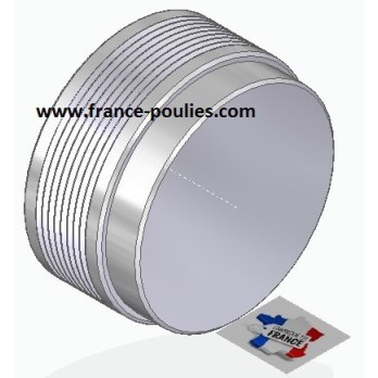 POULIE POLY-V ALU Øext 80 PJ 8 DENTS