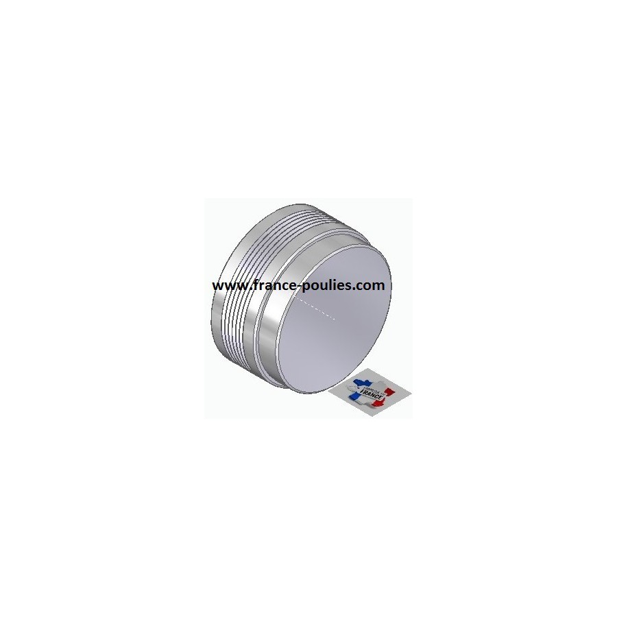 POULIE POLY-V ALU Øext 90 PJ 6 DENTS