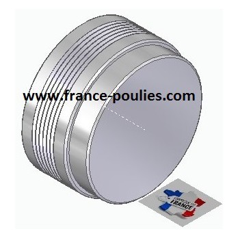 POULIE POLY-V ALU Øext 90 PJ 6 DENTS