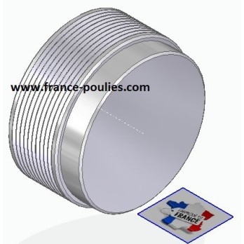 POULIE POLY-V ALU Øext 90 PJ 10 DENTS