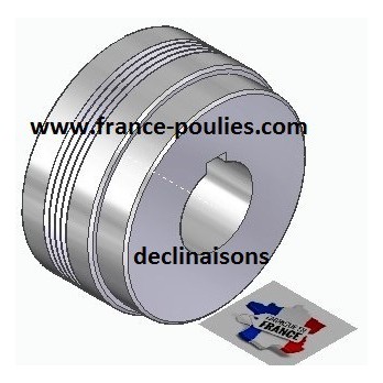 POULIE POLY-V ALU Øex71 PJ 4 DENTS