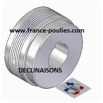 POULIE POLY-V ALU Øex71 PJ 6 DENTS