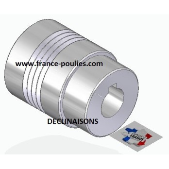 POULIE POLY-V ALU Øext 31.5 PJ 4 DENTS