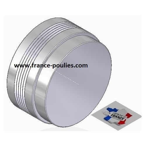 POULIE POLY-V ALU Øext 80 PJ 5 DENTS