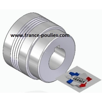 POULIE POLY-V ALU Øext63 PJ 4 DENTS