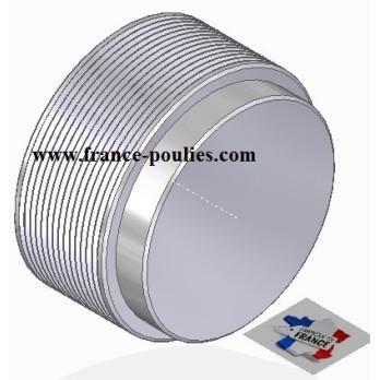 POULIE POLY-V ALU Øext 90 PJ 12 DENTS