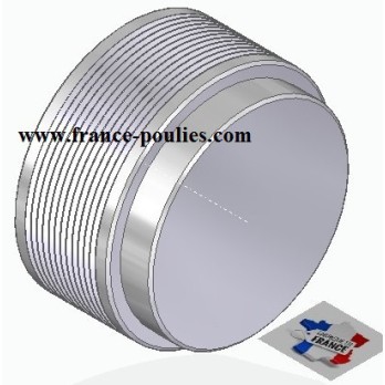 POULIE POLY-V ALU Øext 80 PJ 12 DENTS