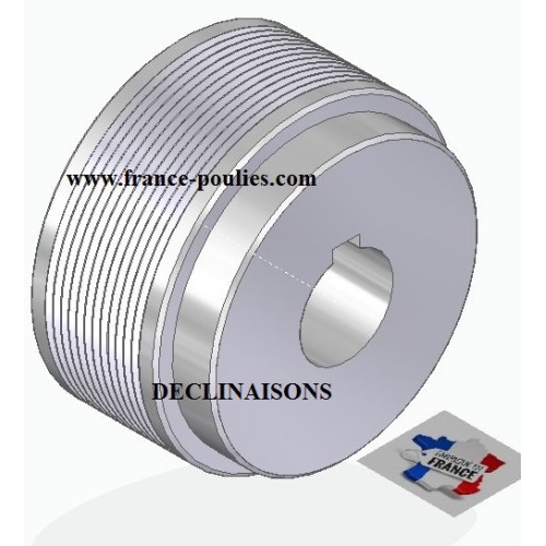 POULIE POLY-V ALU Øex71 PJ 12 DENTS