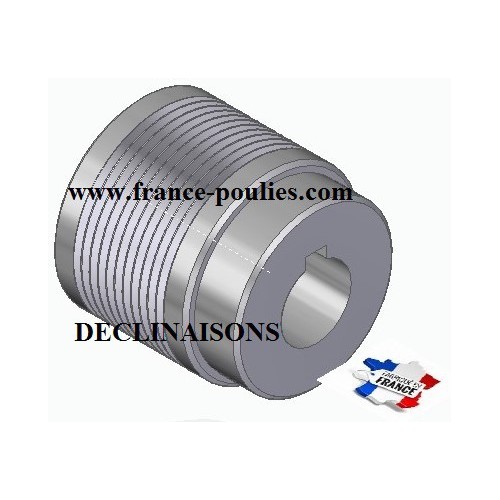 POULIE POLY-V ALU Øext50 PJ 11 DENTS