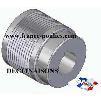 POULIE POLY-V ALU Øext50 PJ 11 DENTS