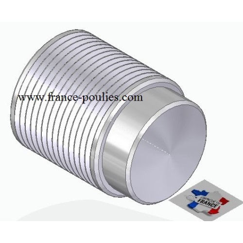 POULIE POLY-V ALU Øext40 PJ 14 DENTS