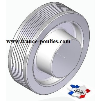 POULIE POLY-V ALU Øext 100 PJ 8 DENTS