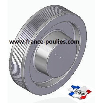 POULIE POLY-V ALU Øext 125 PJ 8 DENTS