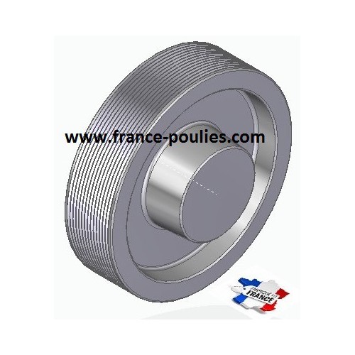 POULIE POLY-V ALU Øext 125 PJ 14 DENTS