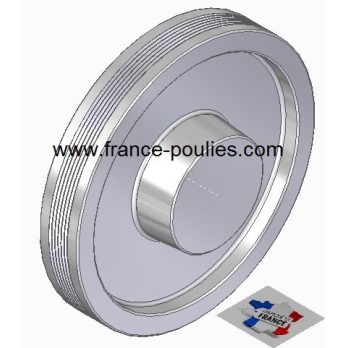 POULIE POLY-V ALU Øext 180 PJ 6 DENTS