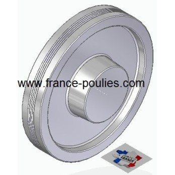 POULIE POLY-V ALU Øext 180 PJ 4 DENTS