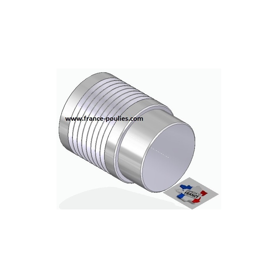 POULIE POLY-V ALU Øext 35.5 PJ 8 DENTS