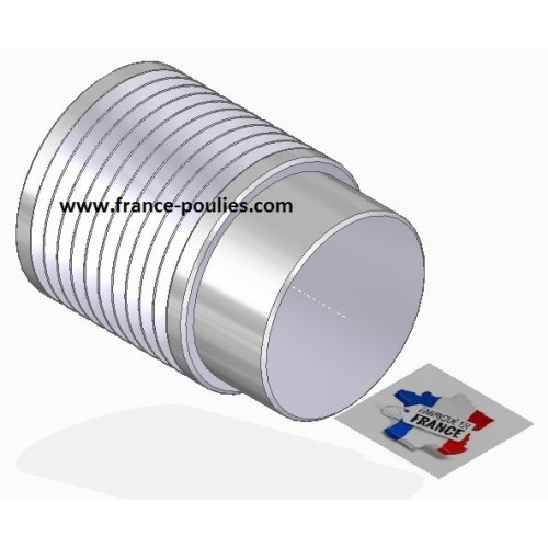 POULIE POLY-V ALU Øext 35.5 PJ 10 DENTS