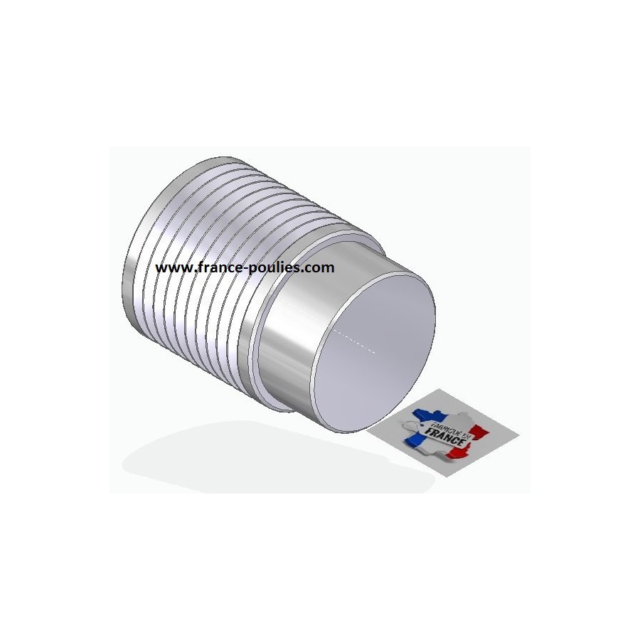 POULIE POLY-V ALU Øext 35.5 PJ 10 DENTS