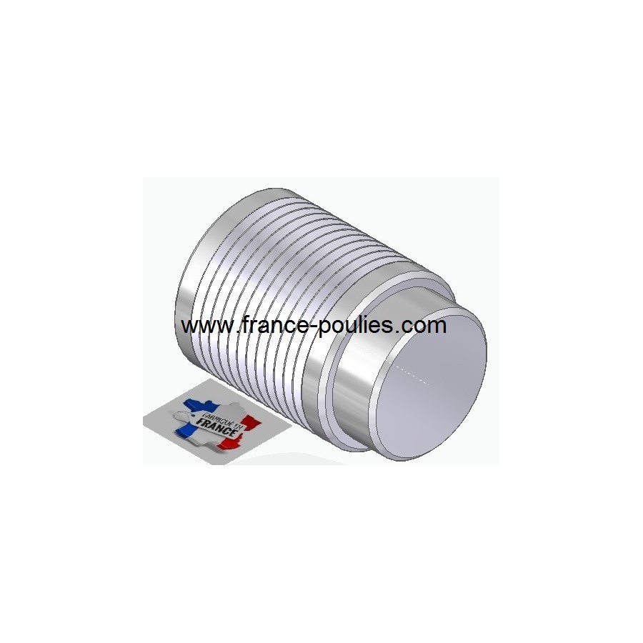 POULIE POLY-V ALU Øext 35.5 PJ 12 DENTS