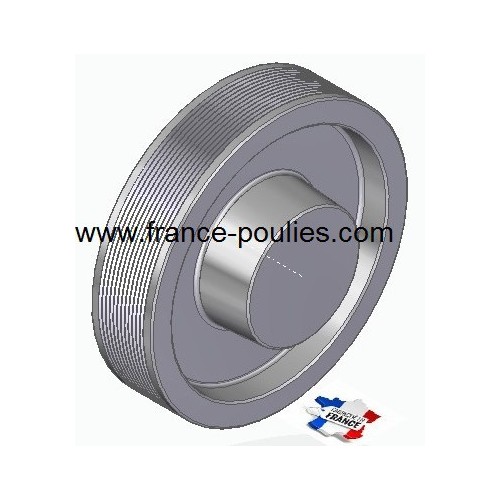 POULIE POLY-V ALU Øext 160 PJ 12 DENTS