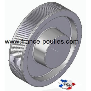 POULIE POLY-V ALU Øext 160 PJ 12 DENTS