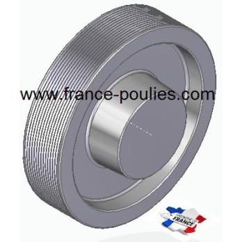 POULIE POLY-V ALU Øext 160 PJ 12 DENTS