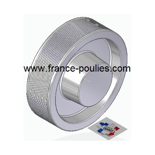 POULIE POLY-V ALU Øext 160 PJ 16 DENTS