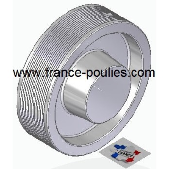 POULIE POLY-V ALU Øext 160 PJ 16 DENTS