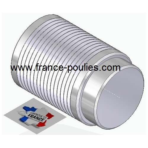 POULIE POLY-V ALU Øext50 PJ 16 DENTS