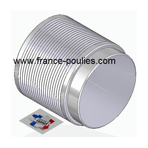 POULIE POLY-V ALU Øext 80 PJ 20 DENTS