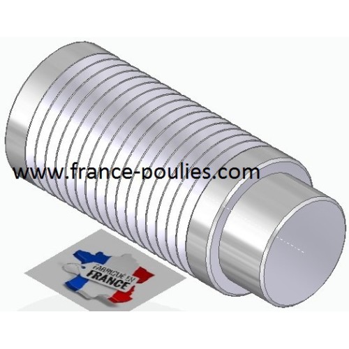 POULIE POLY-V ALU Øext 25 PJ 16 DENTS